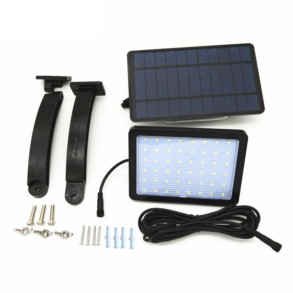 Installation du projecteur solaire avec interrupteur