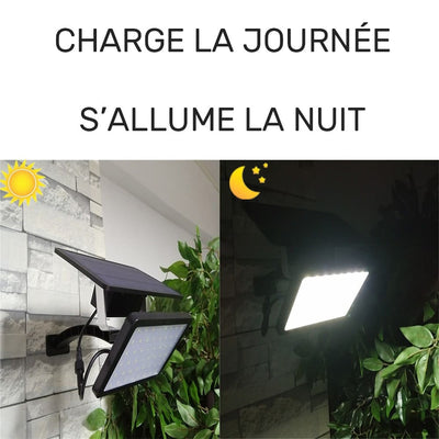 Projecteur solaire puissant avec interrupteur