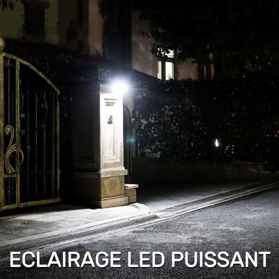 Projecteur solaire LED avec interrupteur