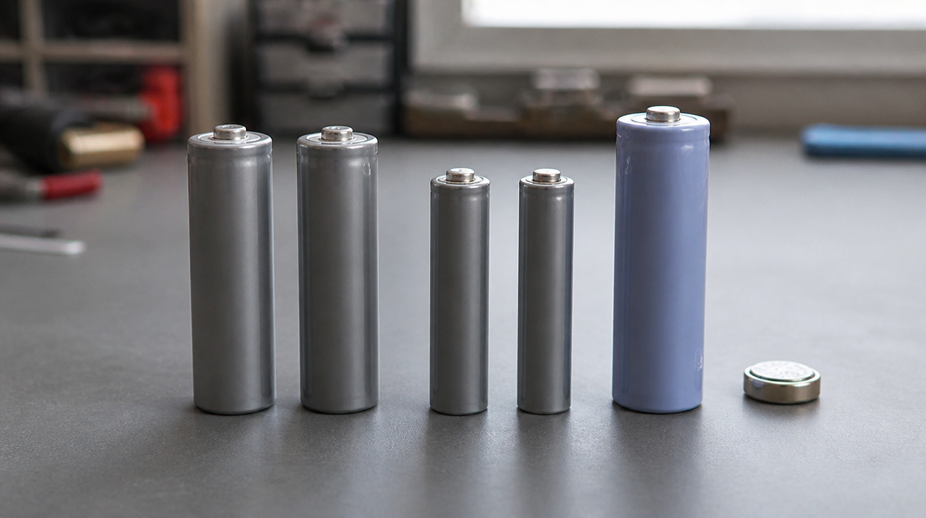 Formats de piles rechargeables pour lampe solaire : AA, AAA et accumulateur cylindrique