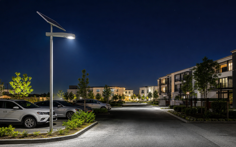 Réverbère Solaire : Parking, Copropriété et Lotissement