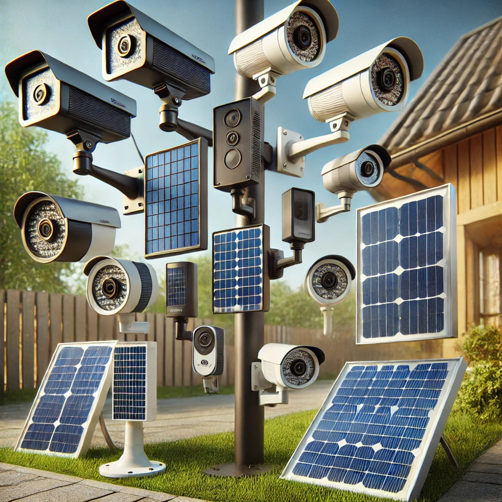 CAMÉRA DE SURVEILLANCE SOLAIRE