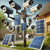 CAMÉRA DE SURVEILLANCE SOLAIRE