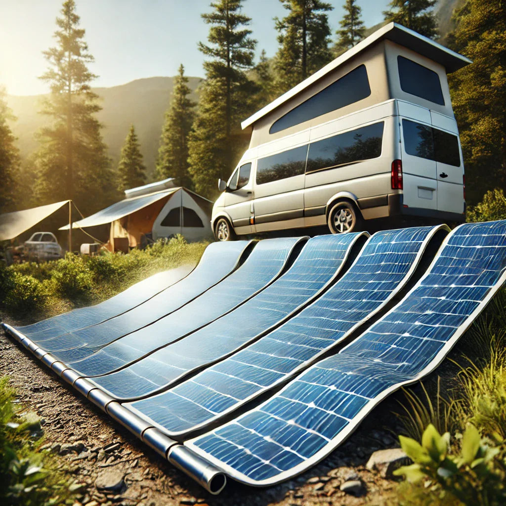 PANNEAU SOLAIRE SOLAIRE PHOTOVOLTAÏQUE FLEXIBLE & SOUPLE