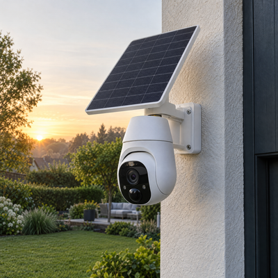CAMÉRA DE SURVEILLANCE SOLAIRE