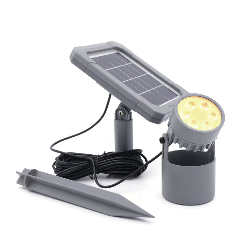 Lampe solaire submersible lumière jaune