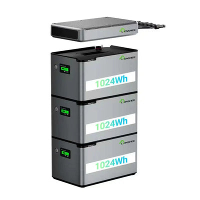 Kit Solaire de Balcon LIONSHEE avec Batterie LiFePO4 et Micro-Onduleur