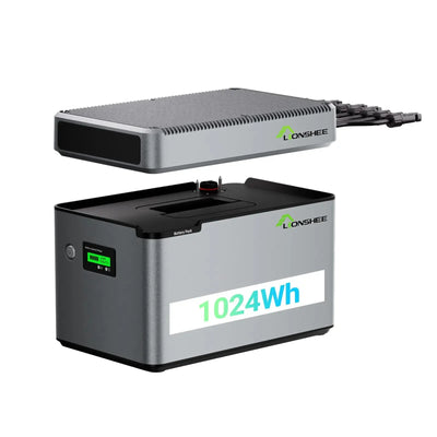 Kit Solaire de Balcon LIONSHEE avec Batterie LiFePO4 et Micro-Onduleur