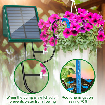 Kit d'Arrosage Automatique Solaire Goutte à Goutte 10 M