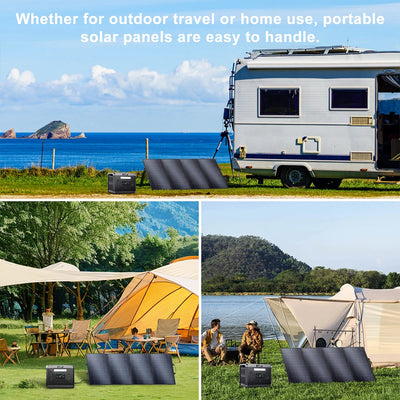 Panneau Solaire Pliable Portable 200W Rechargeable