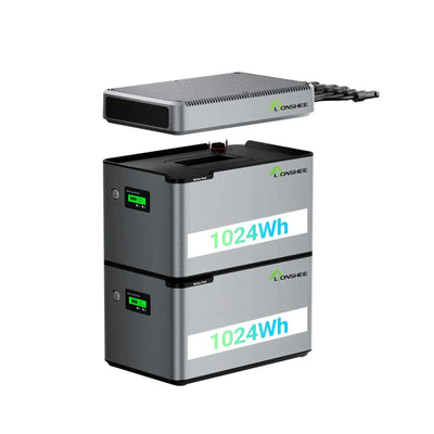 Kit Solaire de Balcon LIONSHEE avec Batterie LiFePO4 et Micro-Onduleur