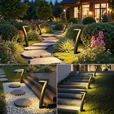 Lampe Solaire d'Allée à Planter (Lot de 4)
