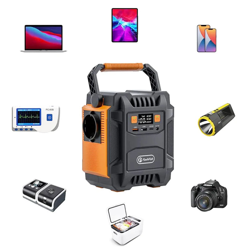 Station Électrique Portable Solaire Flashfish A201 200W 172.8Wh