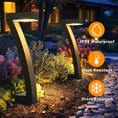 Lampe Solaire d'Allée à Planter (Lot de 4)