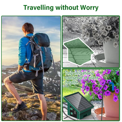 Kit d'Arrosage Automatique Solaire Goutte à Goutte 10 M