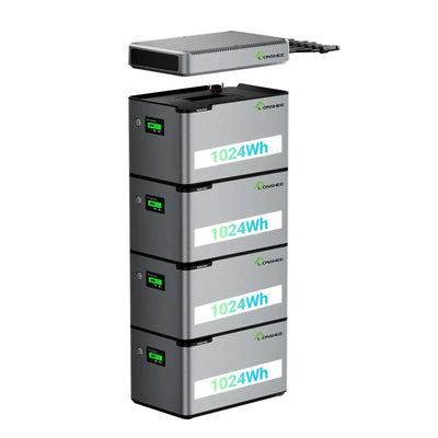 Kit Solaire de Balcon LIONSHEE avec Batterie LiFePO4 et Micro-Onduleur