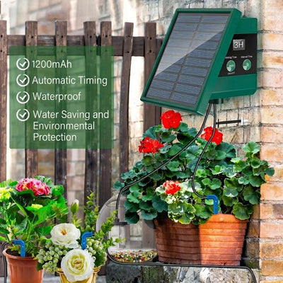 Kit d'Arrosage Automatique Solaire Goutte à Goutte 10 M