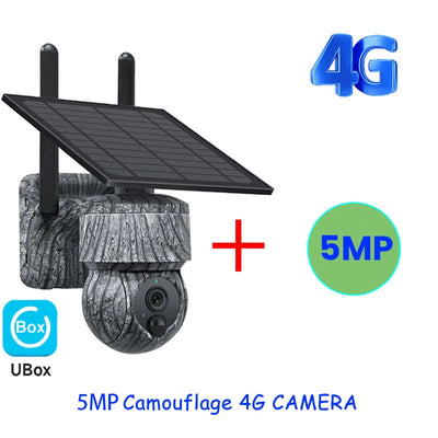 Caméra de Surveillance Solaire 5MP 4G PTZ - vue 7