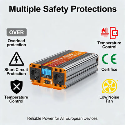 Convertisseur Solaire Onde Pure 3000W à 7000W