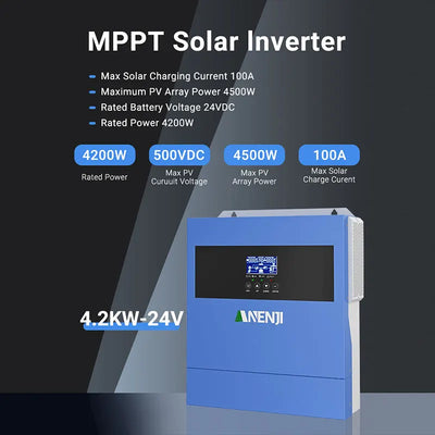 Onduleur Solaire Hybride 4 kW 24V Onde Pure