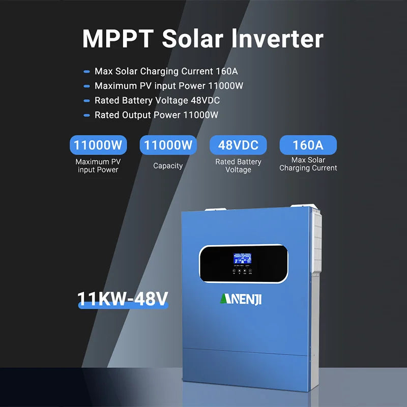 Onduleur Solaire Hybride 11 kW 48V MPPT