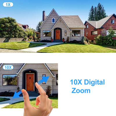 Caméra Solaire WiFi Double Objectif 8MP Vision Nocturne PIR