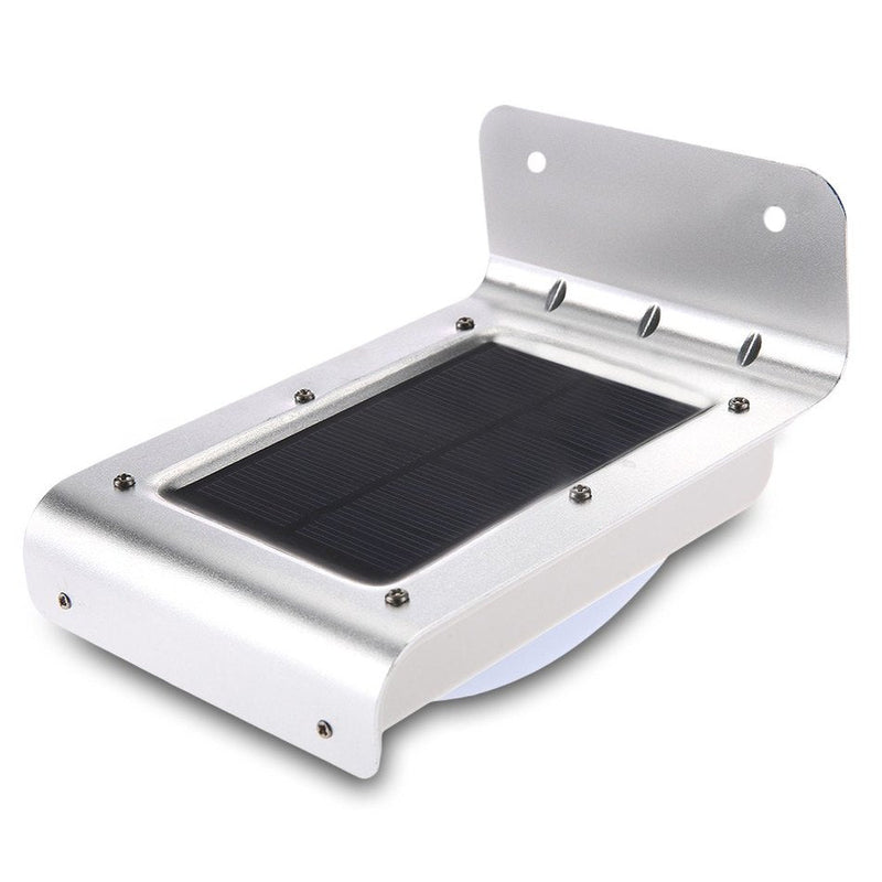 Applique murale solaire aluminium détecteur de mouvement LED