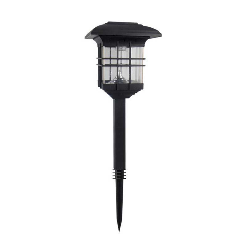 Balise solaire jardin 2-en-1 piquet et pilier lumineux extérieur