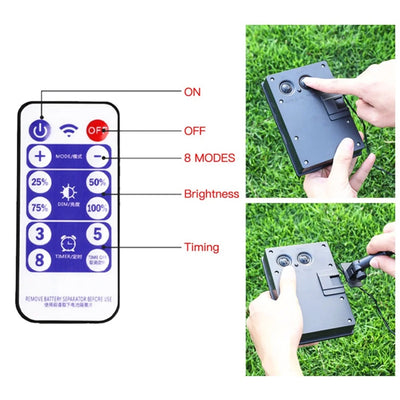 Guirlande Solaire LED 8 Modes Étoile Lune Décoration Jardin