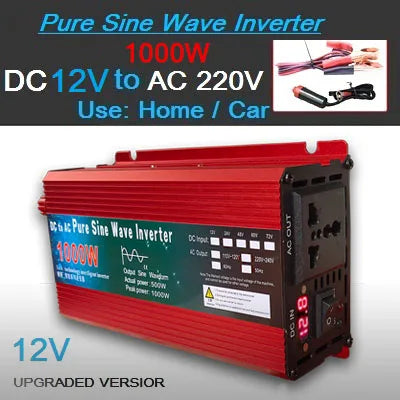 Convertisseur Solaire Onde Pure 3000W 12V 24V