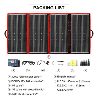 Panneau Solaire Portable Pliable 18V Flexible Camping