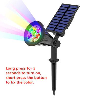 Projecteur Solaire Encastrable au Sol IP65 Paysage Mur Extérieur