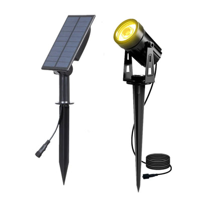 Projecteur Solaire Aluminium Anti-Rouille Jardin Chemin IP65