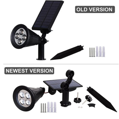 Projecteur Solaire Encastrable au Sol IP65 Paysage Mur Extérieur