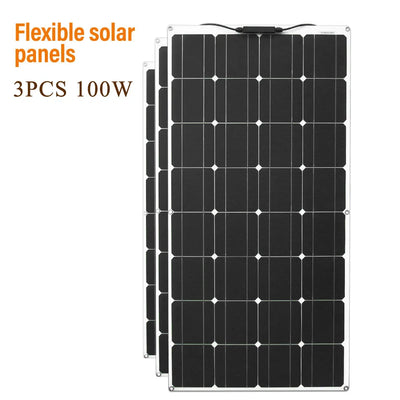 Panneau Solaire Flexible 100W à 400W avec Kit