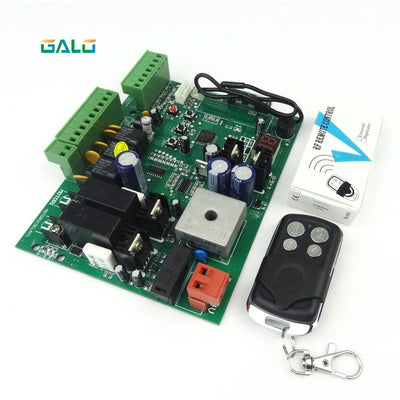 Panneau de Commande Portail Battant Solaire 24V Télécommande