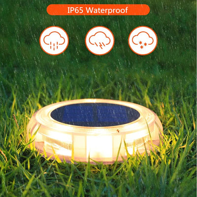 Lampe Solaire Pelouse LED Étanche Jardin Extérieur Décorative