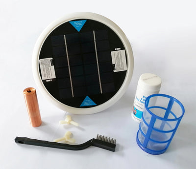 Purificateur Ioniseur Solaire Piscine Anti-Algues Eau Claire