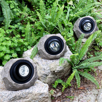 Lampe Solaire Décorative Pierre de Jardin Étanche - vue 4