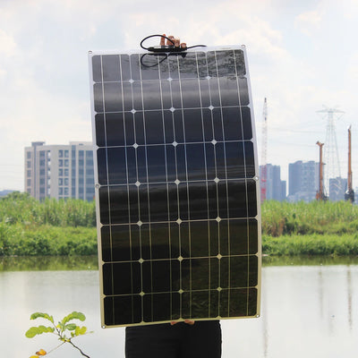 Panneau Solaire Flexible 100W 12V Étanche