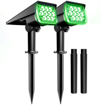 Projecteur Solaire Réglable IP65 Éclairage Paysage Jardin