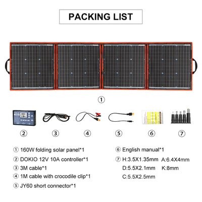 Panneau Solaire Portable Pliable 18V Flexible Camping