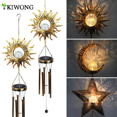 Lampe Solaire Décorative Lune Étoile Soleil Jardin Festif