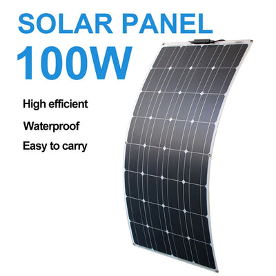 Panneau Solaire Flexible 100W à 600W Camping