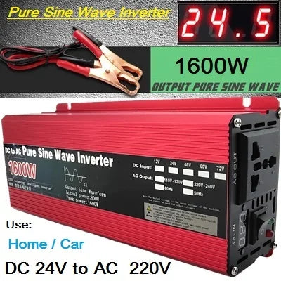 Convertisseur Solaire Onde Pure 3000W 12V 24V