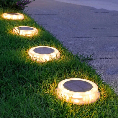 Lampe Solaire Pelouse LED Étanche Jardin Extérieur Décorative