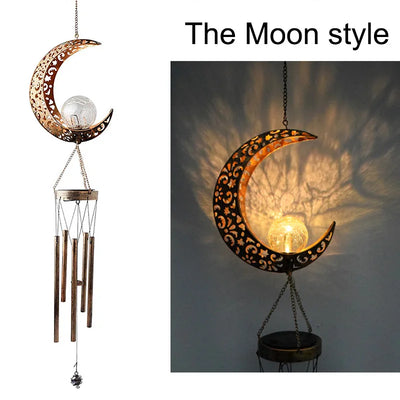 Lampe Solaire Décorative Lune Étoile Soleil Jardin Festif