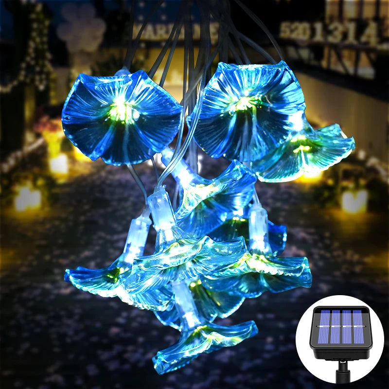 Guirlande solaire Noël 10 LED pour jardin