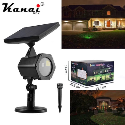 Projecteur Solaire Laser LED Étoiles Décoration Jardin Noël