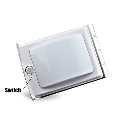 Applique murale solaire LED allumée la nuit